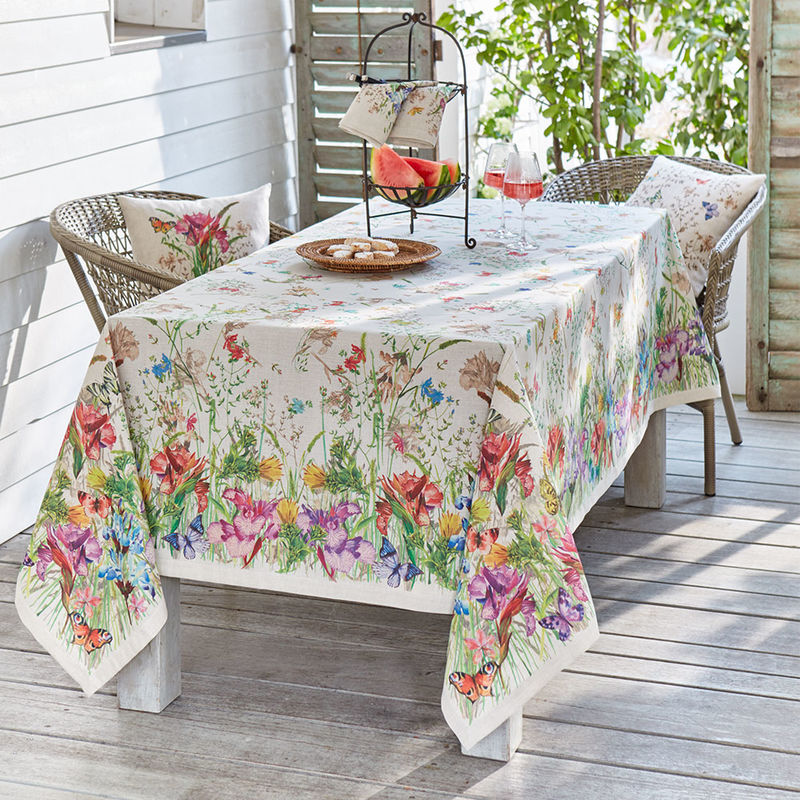 Malerische Blumen-Tischdecken f�r Ihre sommerliche Tafel