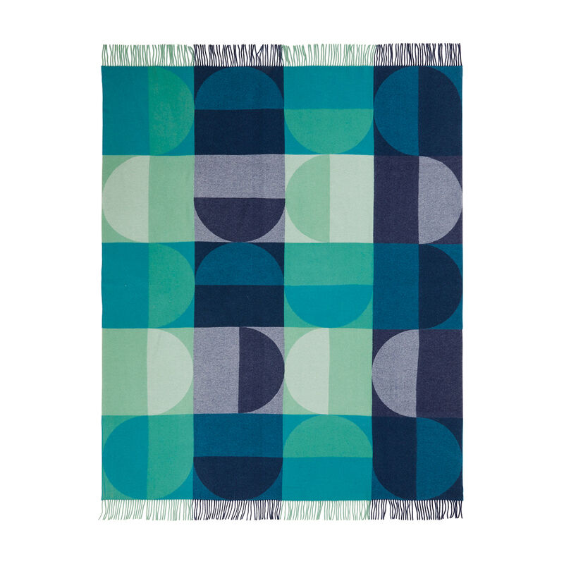 Italienisches Giotto-Plaid aus feiner Schurwolle Bild 2