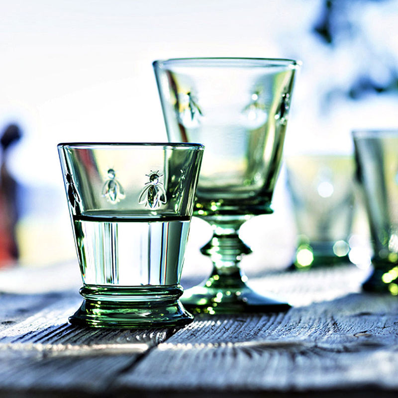 Weinglas gr�n: Das Wappentier der Bonapartes auf Ihrem Glas Bild 2