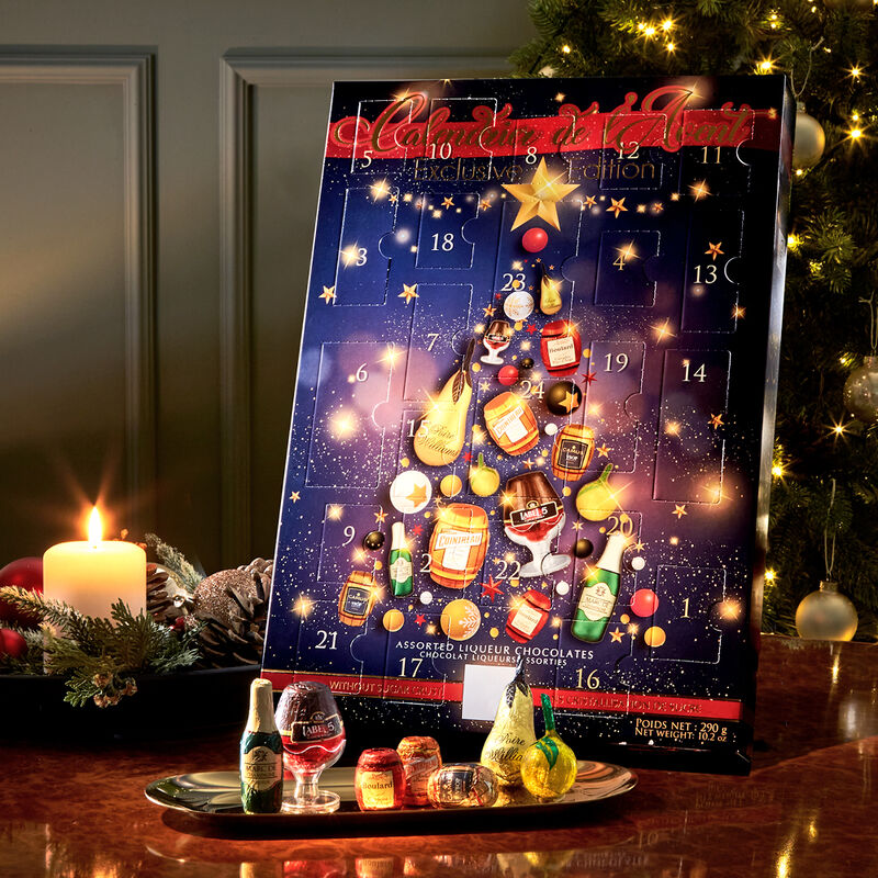 Lik�rpralinen-Adventskalender: Edle Spezialit�ten mit fl�ssigem Kern
