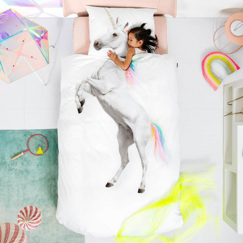 Bettw�sche mit Traumrolle als Einhorn Bild 2