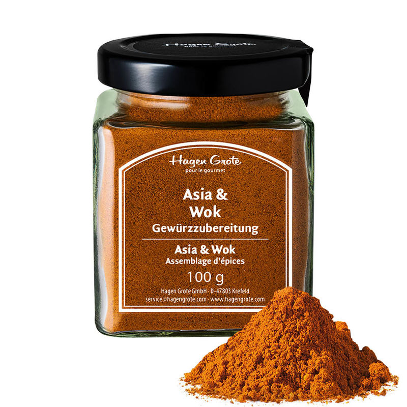 Gourmet Gew�rzzubereitung Asia&nbsp;& Wok&nbsp;aromatisiert fern�stliche Gerichte w�rzig, pikant und frisch