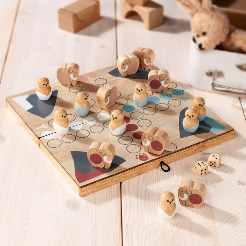 Klappbarer W�rfelspiel-Klassiker in Eiszeit-Version Bild 4