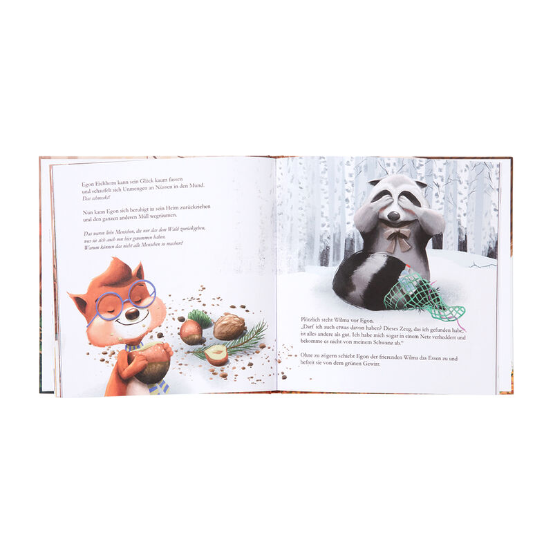 Kinderbuch: Egon Eichhorn und der wilde M�ll im Wald Bild 4