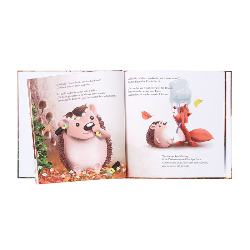 Kinderbuch: Egon Eichhorn und der wilde M�ll im Wald Bild 5