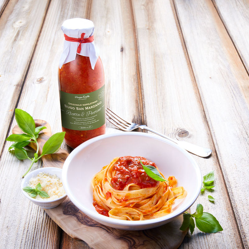 Original San Marzano ricotta & pecorino aus Neapel