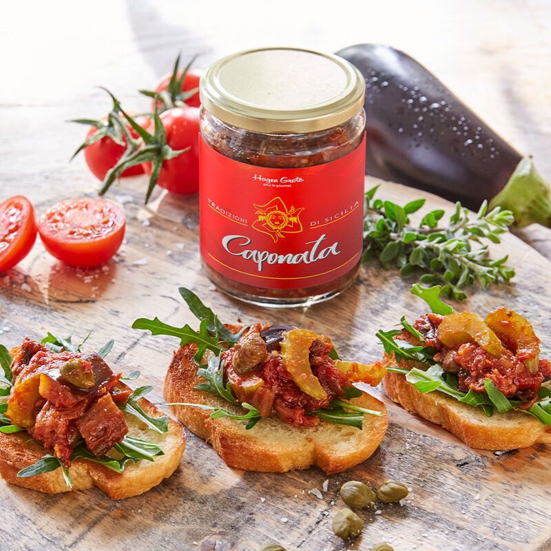 Caponata: Traditionelles sizilianisches Auberginengericht