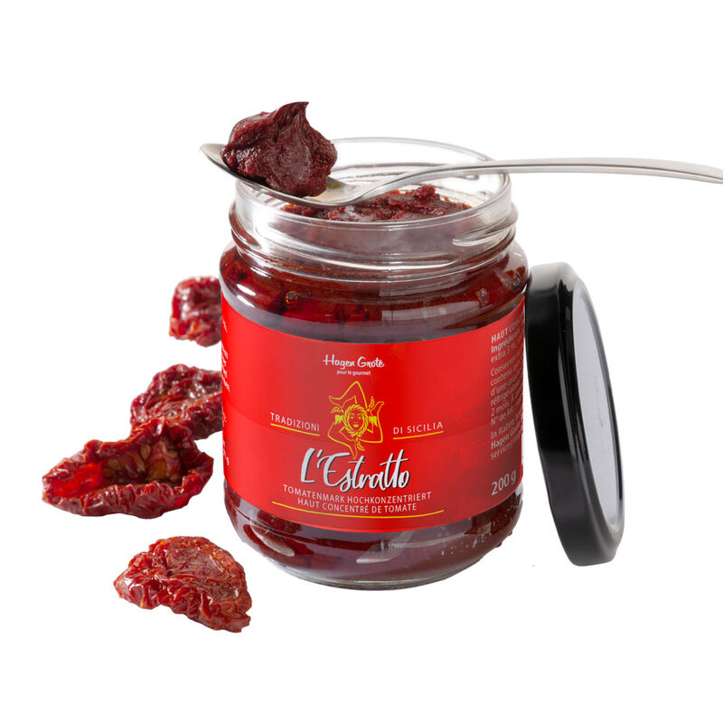 L'Estratto: 1 kg superaromatisches Tomatenkonzentrat aus 20 kg sonnengetrockneten Siccagno-Tomaten Bild 2