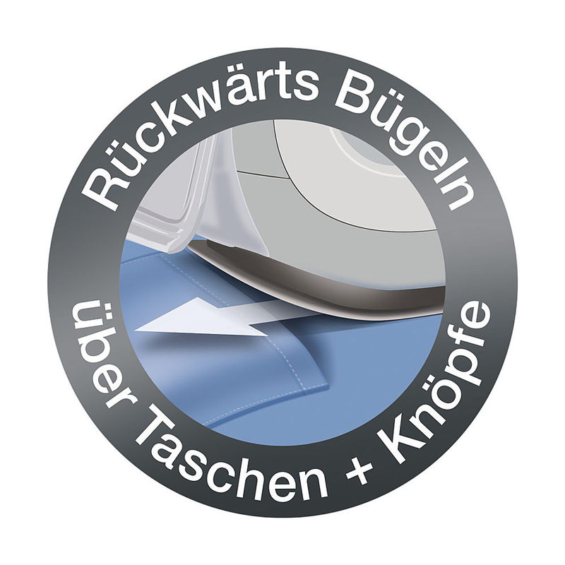 Dampfb�geleisen: Schneller B�geln mit optimaler Temperatureinstellung f�r alle Textilien Bild 4