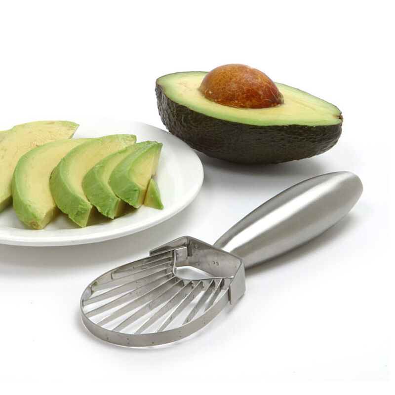 Avocado-Schneider: 9 wunderbar gleichm��ige Scheiben mit einem Schnitt Bild 2