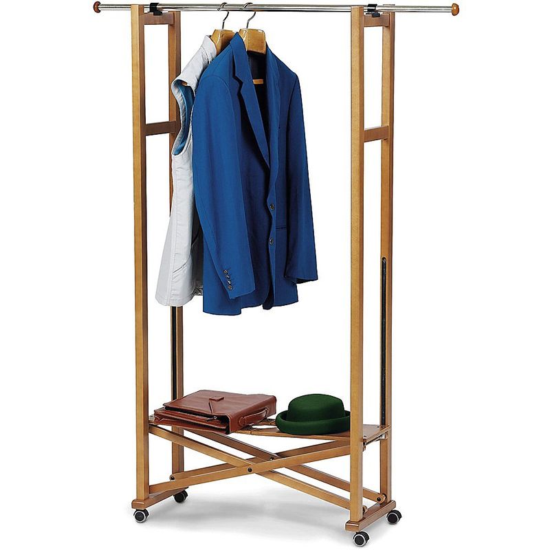 Falt-Garderobe tr�gt 50 kg, passt in 15 cm breite Nischen