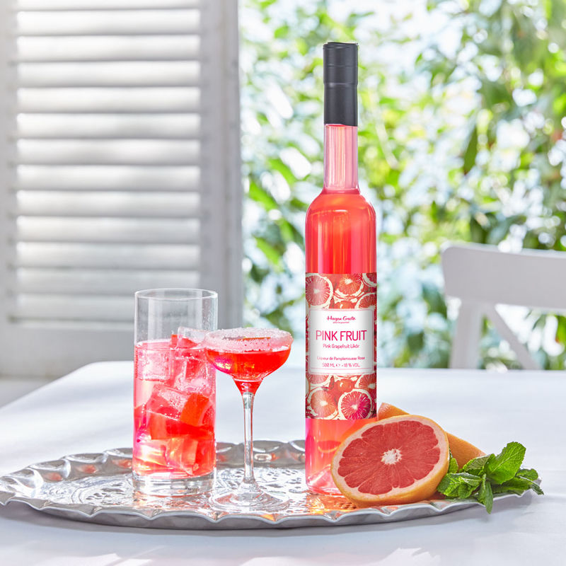 Sommer im Glas: Fruchtiger Pink Grapefruit Lik�r