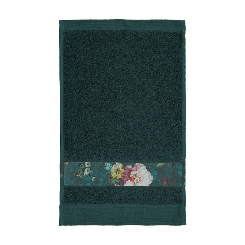 Romantische Handtuchserie mit Blumen-Bord�re Bild 2