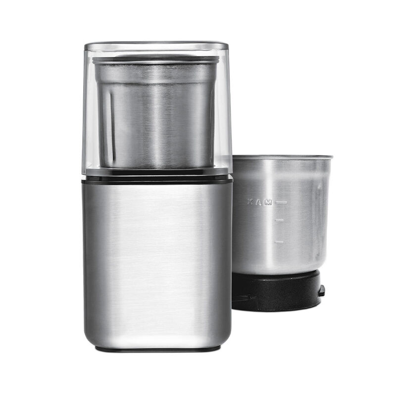 Elektrische Gew�rzm�hle mahlt frische und getrocknete Kr�uter, Gew�rze, Kaffee