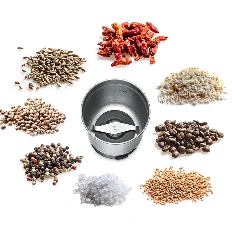 Elektrische Gew�rzm�hle mahlt frische und getrocknete Kr�uter, Gew�rze, Kaffee Bild 3