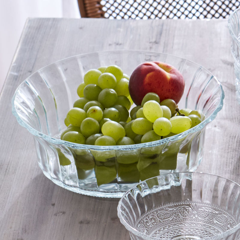 Glasschale: Franz�sisches Glasschalen f�r attraktive Tischdekorationen
