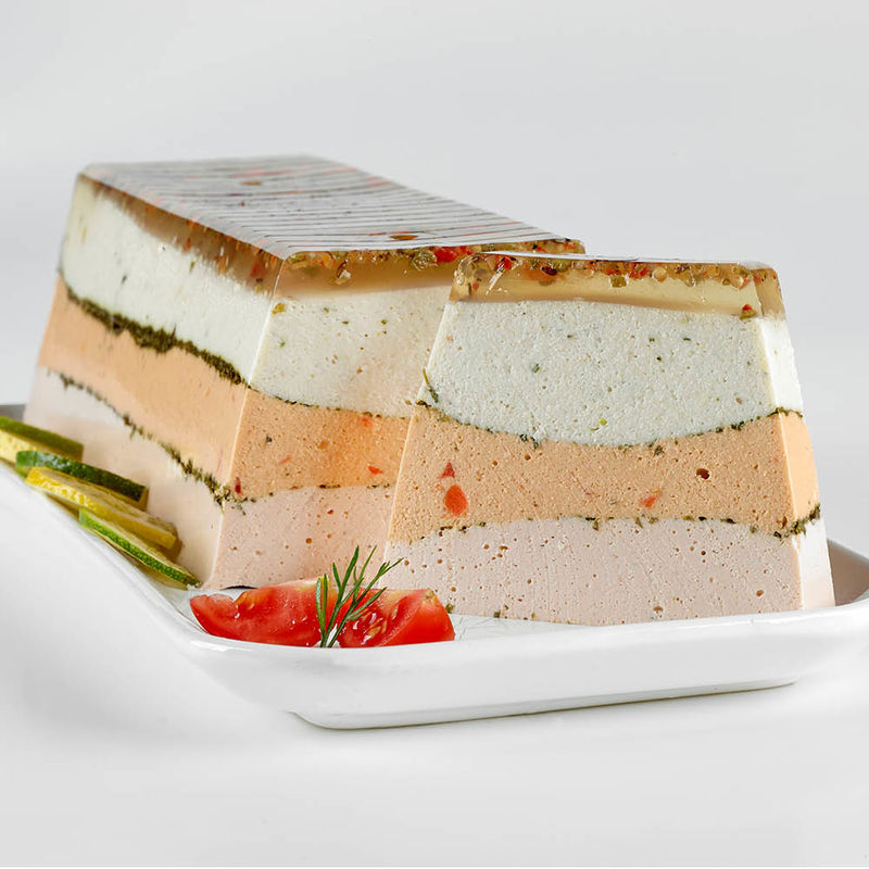 Bretonische Fischterrine verf�hrt in drei Schichten Bild 2