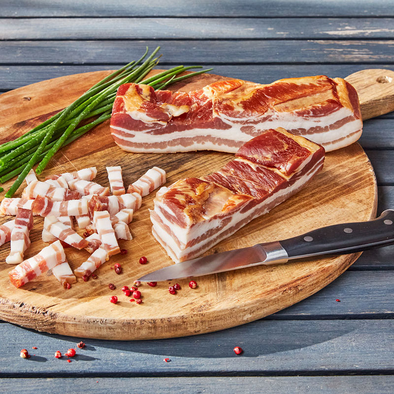 Hocharomatisch ger�ucherter Gourmet-Speck vom Klosterschwein