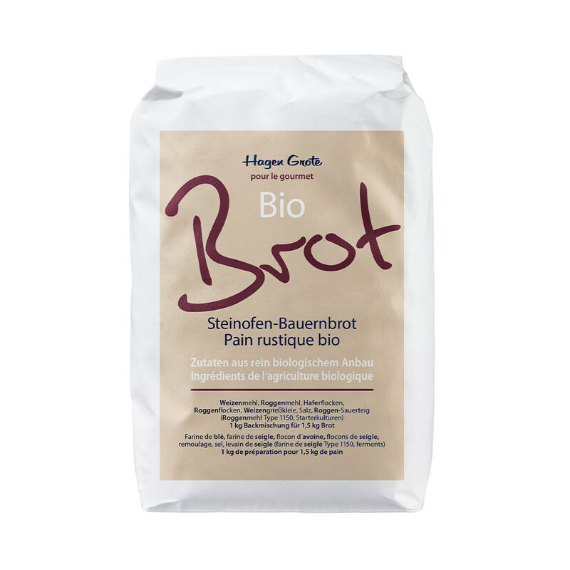 Bauernbrot: Bio-Brotbackmischung von Hagen Grote