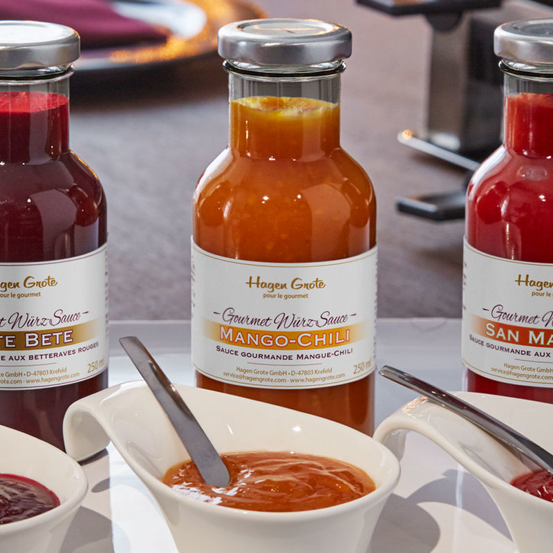 Mango-Chili Gourmet W�rz-Sauce f�r Raclette und Fondue: Spitzenqualit�t, rein nat�rliche Zutaten