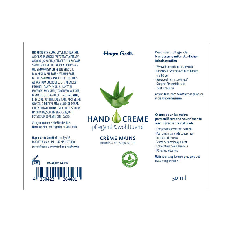 Besonders pflegende Handcreme mit nat�rlichen Inhaltsstoffen Bild 3