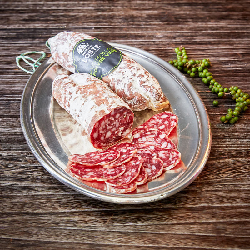 Franz�sische Pfeffer-Salami aus der Auvergne