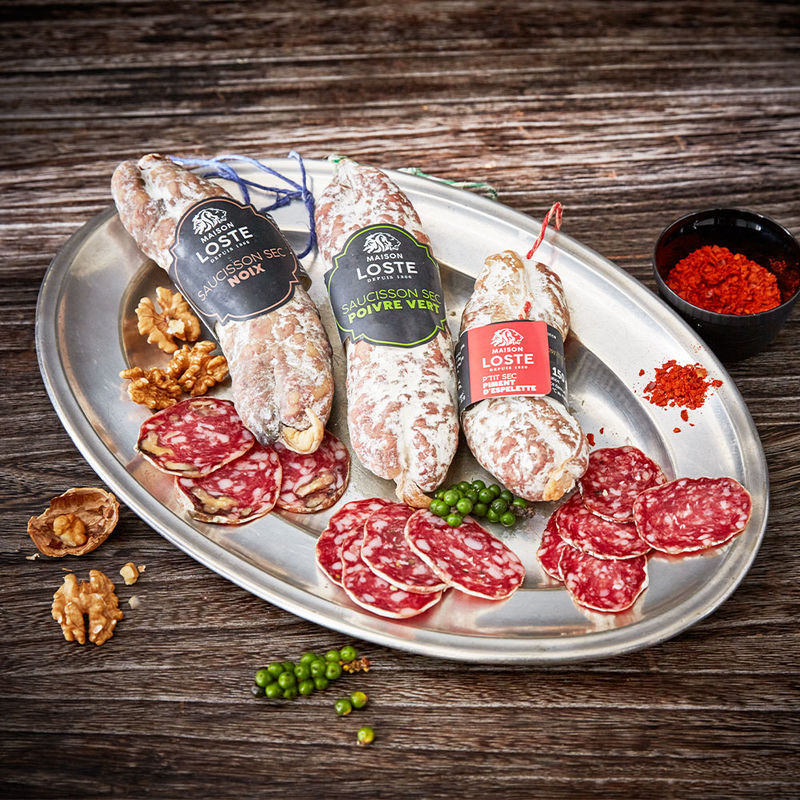 Franz�sische Salamis aus der Auvergne