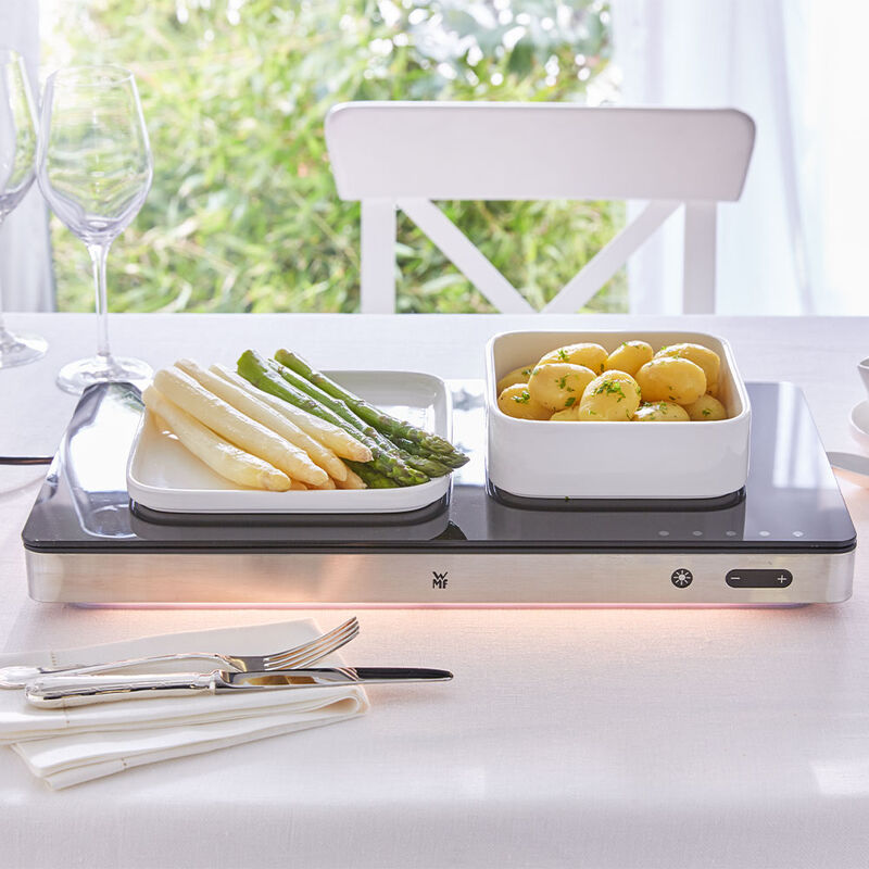 2 in 1: Stilvolle WMF Warmhalte- und K�hlplatte mit LED-Licht Bild 3