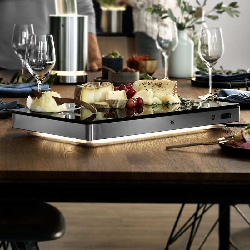 2 in 1: Stilvolle WMF Warmhalte- und K�hlplatte mit LED-Licht Bild 4