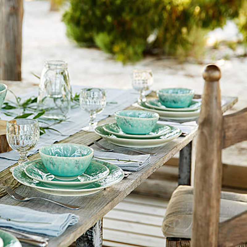 Mediterrane Dessert- und Vorspeisenteller in bewegten maritimen Blaut�nen Bild 2