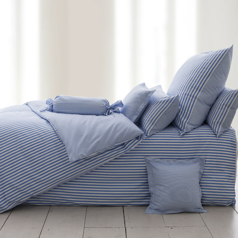 Klassisch sch�ne Streifen-Bettw�sche aus anschmiegsamem Mako-Satin