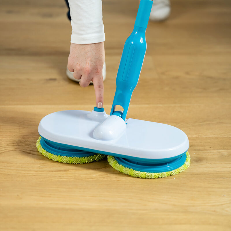 Spin Mop: 100 Rotationen pro Minute reinigen, schrubben, polieren Bild 5