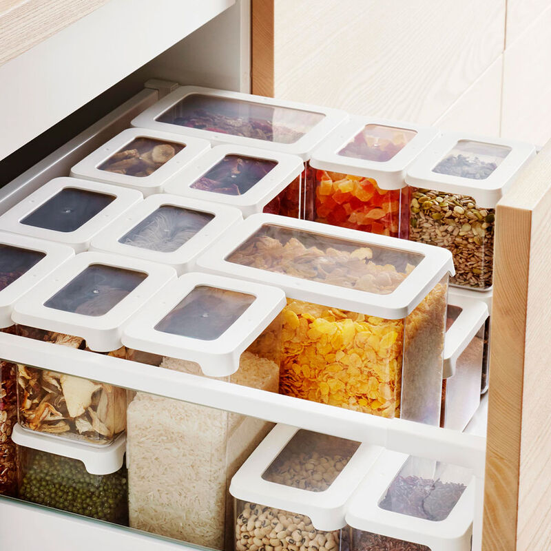 Platzsparende Trockenvorratsbeh�lter mit Durchblick und Aromaschutz Bild 3