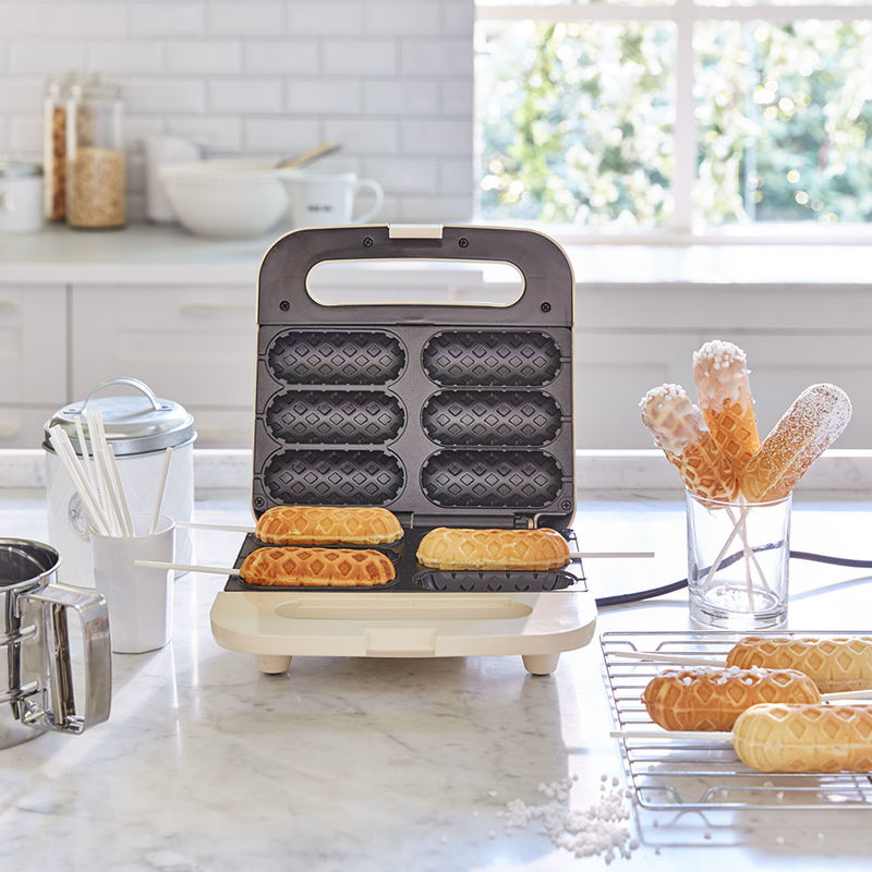Lollie-Waffeleisen: Dekorative Waffelkreationen am Stiel Bild 4