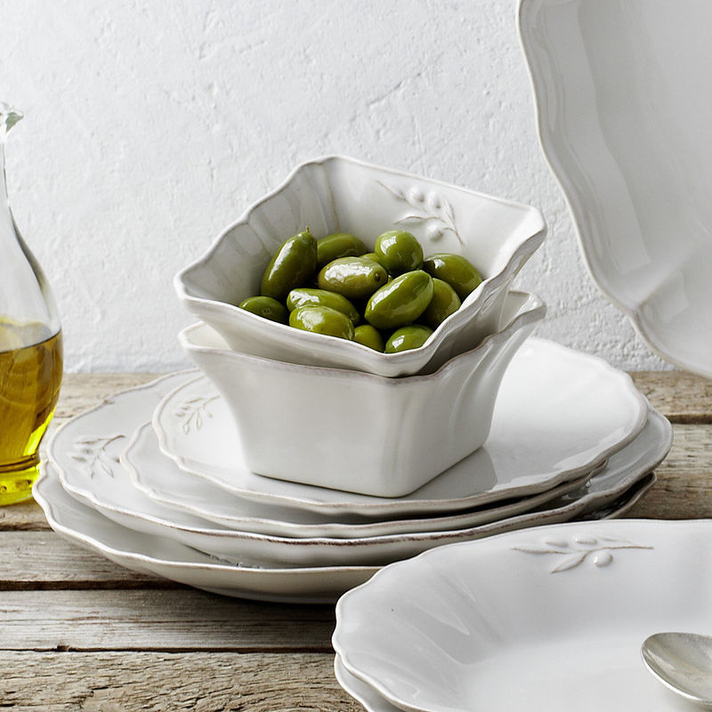 Dessertteller: Bildsch�nes mediterranes Olivengeschirr Bild 2