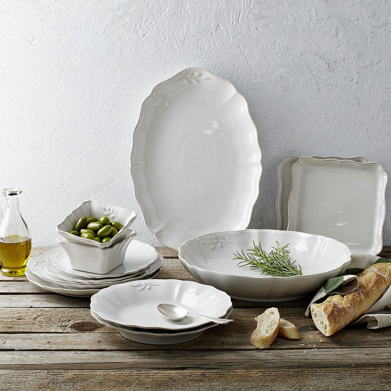 Teller tief: Bildsch�nes mediterranes Olivengeschirr Bild 2