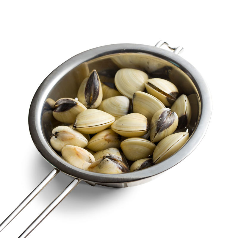 Geschmackvolle wei�e Venusmuscheln