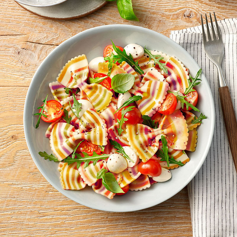  Italienische Pasta Farfalle Fantasia aus bestem Hartweizengries und Naturfarben
