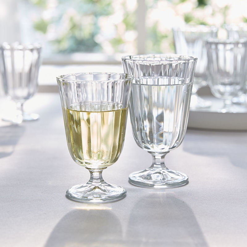 Elegante Facetten-Wassergl�ser, robuste Qualit�t f�r den t�glichen Gebrauch
