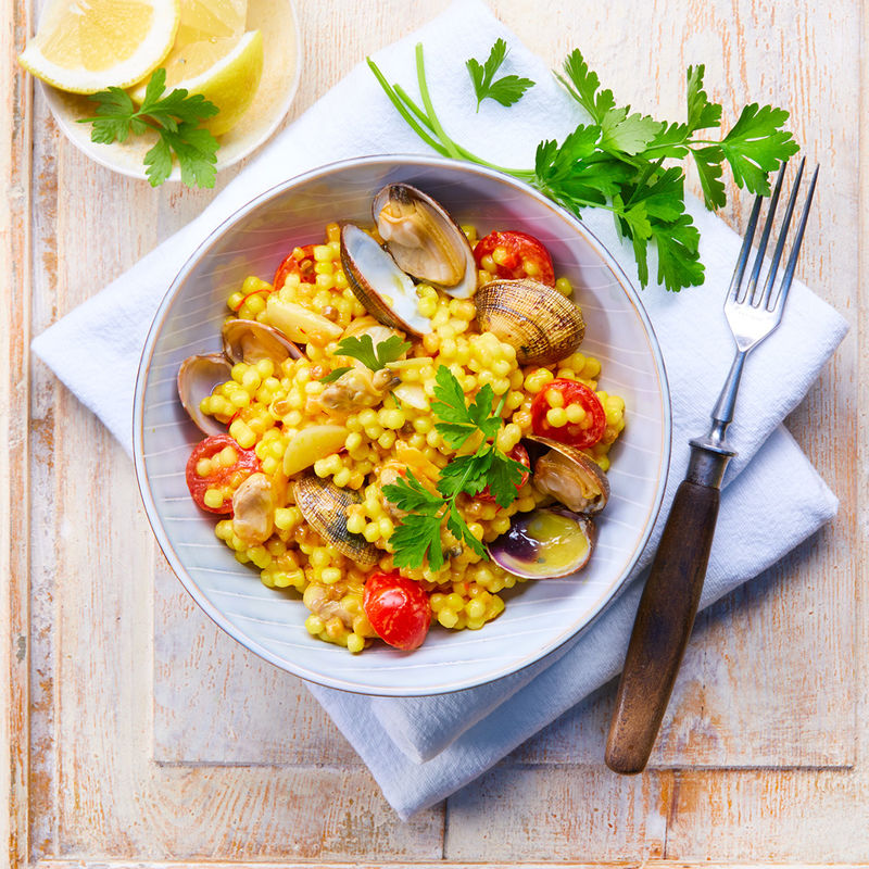 Fregula: Sardische Kugel-Pasta Natur getoastet Bild 2