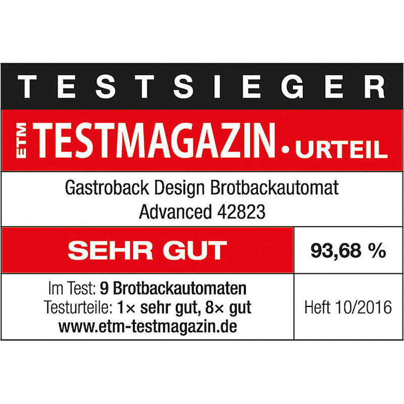 Testsieger: Brot-Backautomat, der sogar Eis, Joghurt, Marmelade zubereitet Bild 3