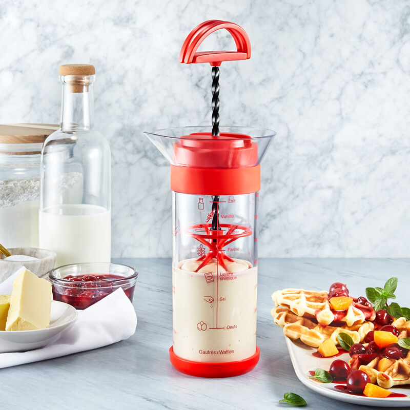 Pfannkuchen-Teig ohne Spritzer und Kl�mpchen sekundenschnell mischen Bild 2