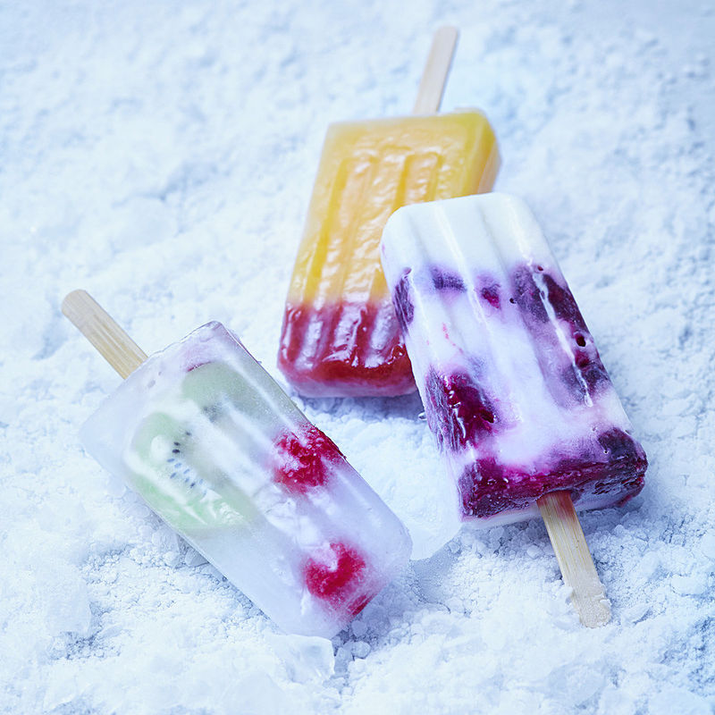 Hygienische Edelstahlformen f�r erfrischendes Frucht- und Wassereis am Stiel Bild 3