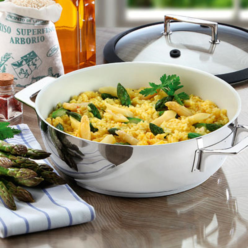 Safran-Spargelrisotto