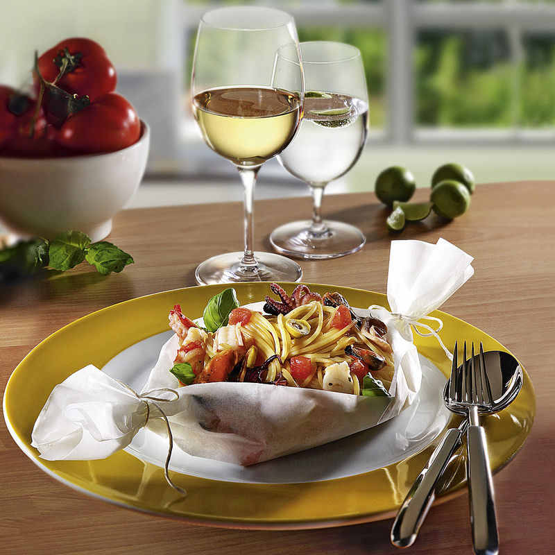 Meeresfr�chte in Kochpergament