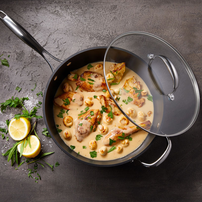   Coq au riesling � l'alsacienne Els�sser H�hnchen in Riesling