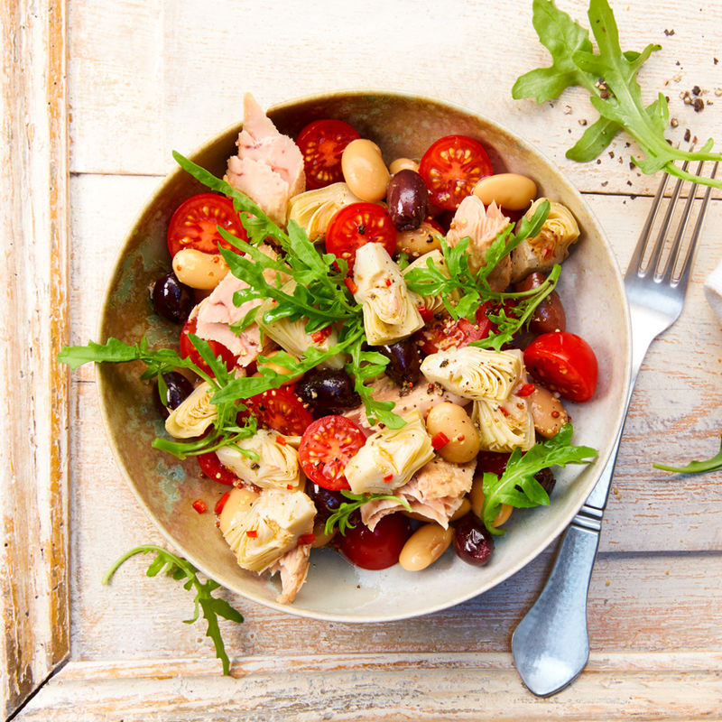   Mediterraner Artischockensalat