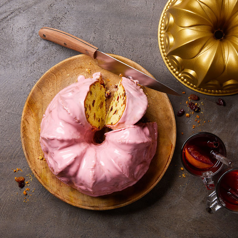   Gl�hwein-Kuchen Backform Lilienbl�te
