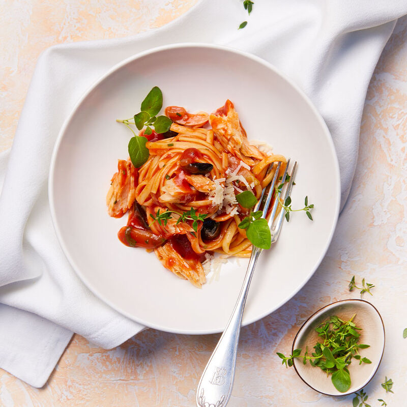 Linguine al tonno bianco