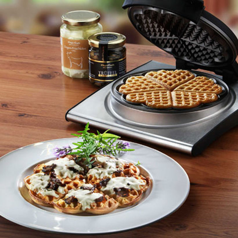 Tr�ffel-Ziegenk�se-Waffeln